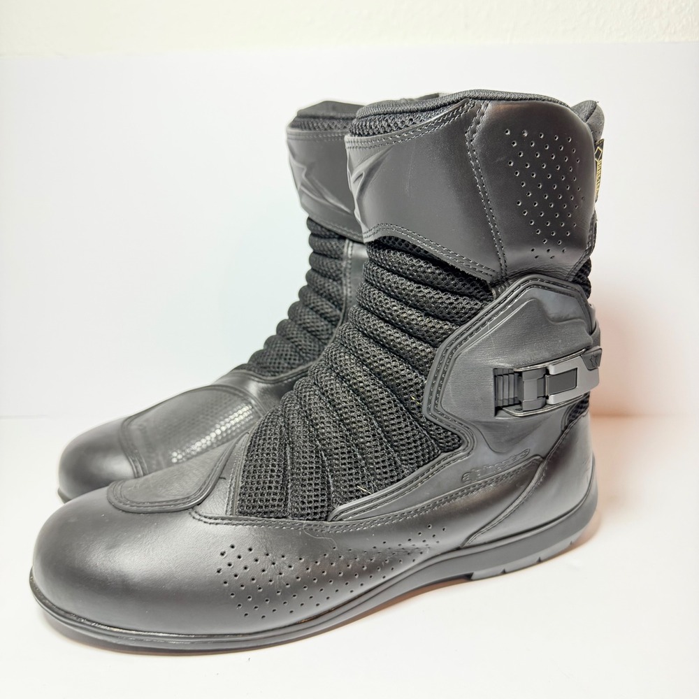 Alpinestars Multi Air V2 Gore-Tex XCR Boots Mens 12.5 Black Waterproof Moto